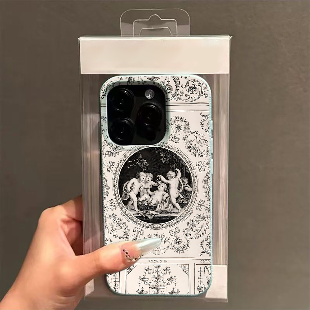 Vintage Baroque Angel Pattern  - Vintage Floral Pattern Soft Case ulasan dan harga