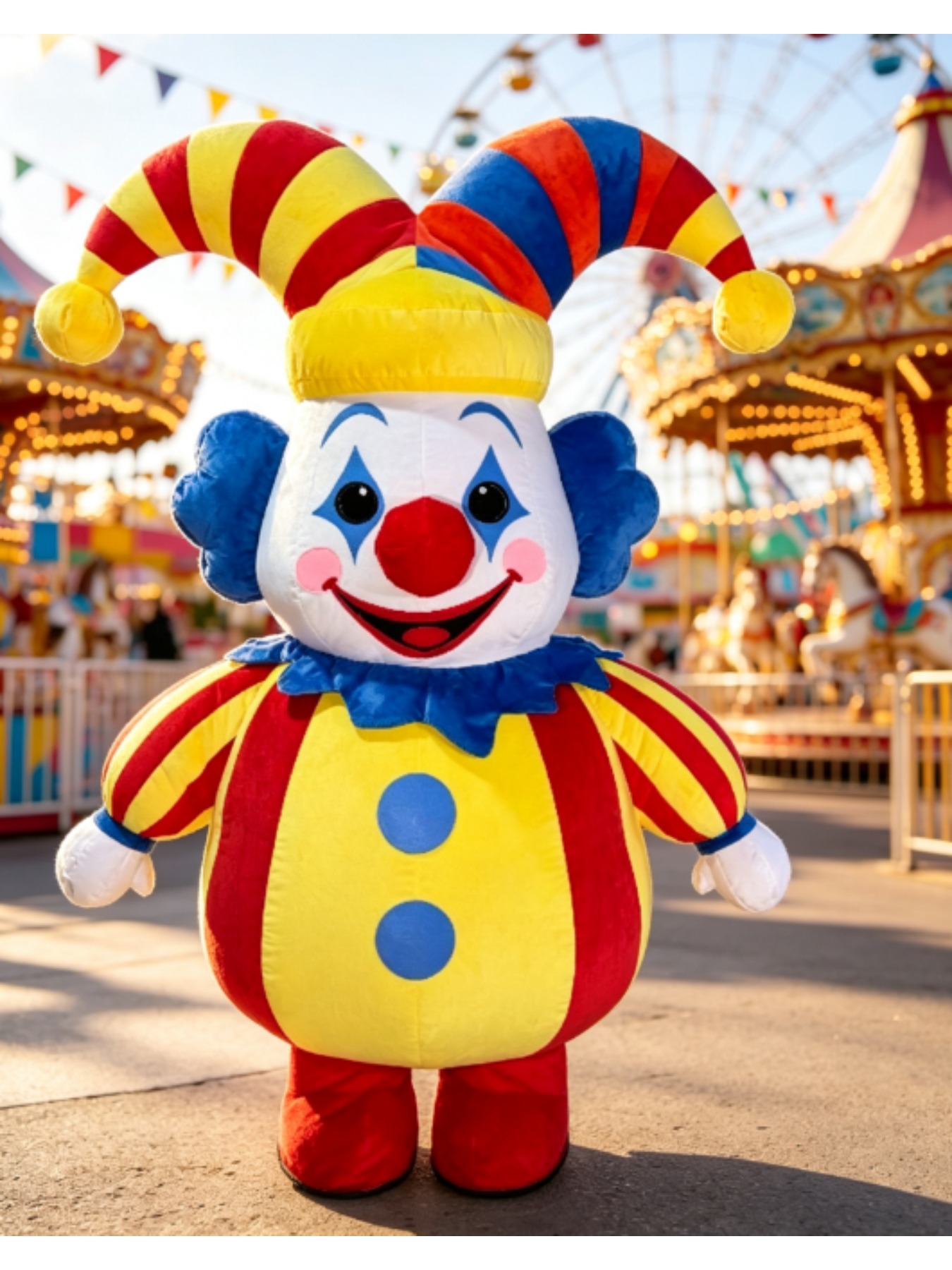 Inflatable Circus Clown Mascot - Chargers ulasan dan harga