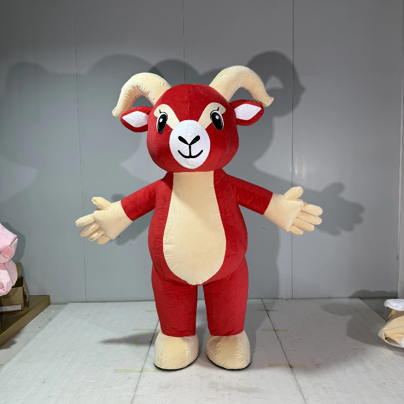Inflatable Red Goat Mascot Cos - Chargers ulasan dan harga