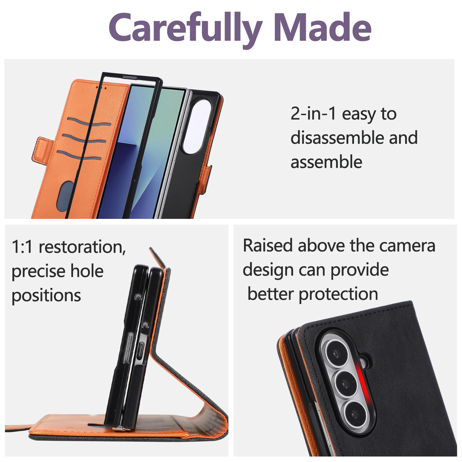 Flip Retro Leather Wallet Phon - Leather Wallet Card Holder Phone Cover ulasan dan harga